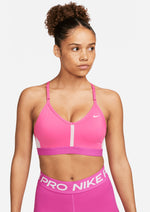 Nike Womens Indy V-Neck Sports Bra Pink <br> CZ4456-606