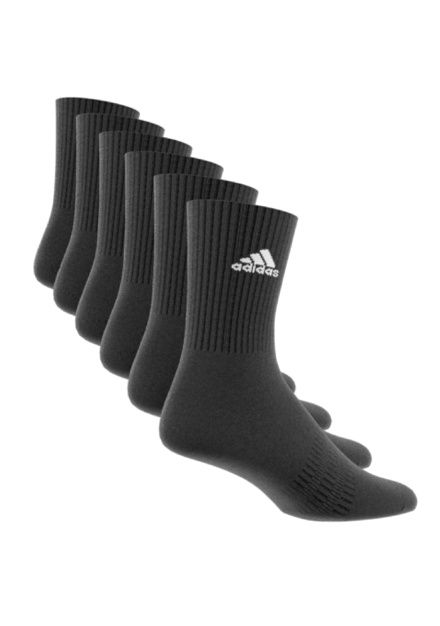 Adidas 6 Pack Cushioned Sportswear Crew Socks <BR> IC1316