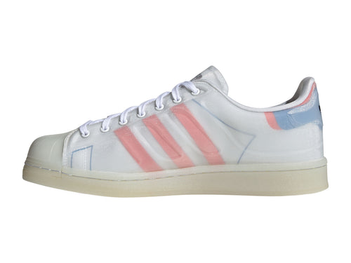 Adidas Mens Superstar Future Shell White/Blue/Pink <br> FX5544