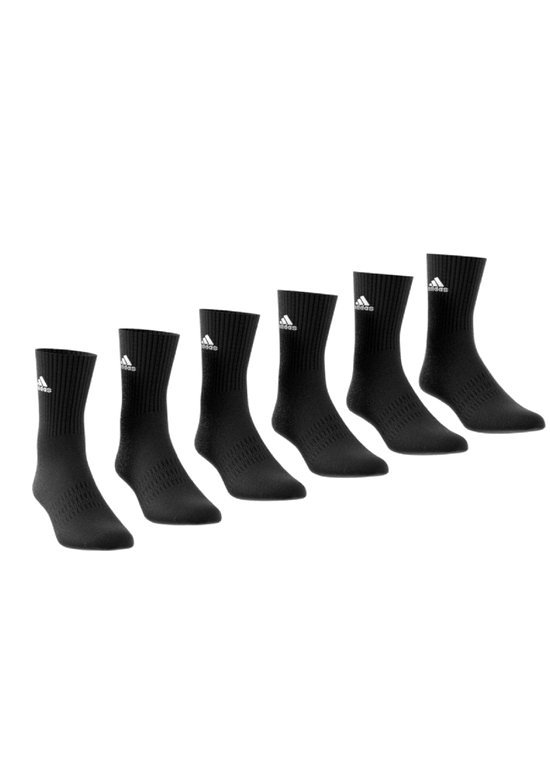 Adidas 6 Pack Cushioned Sportswear Crew Socks <BR> IC1316