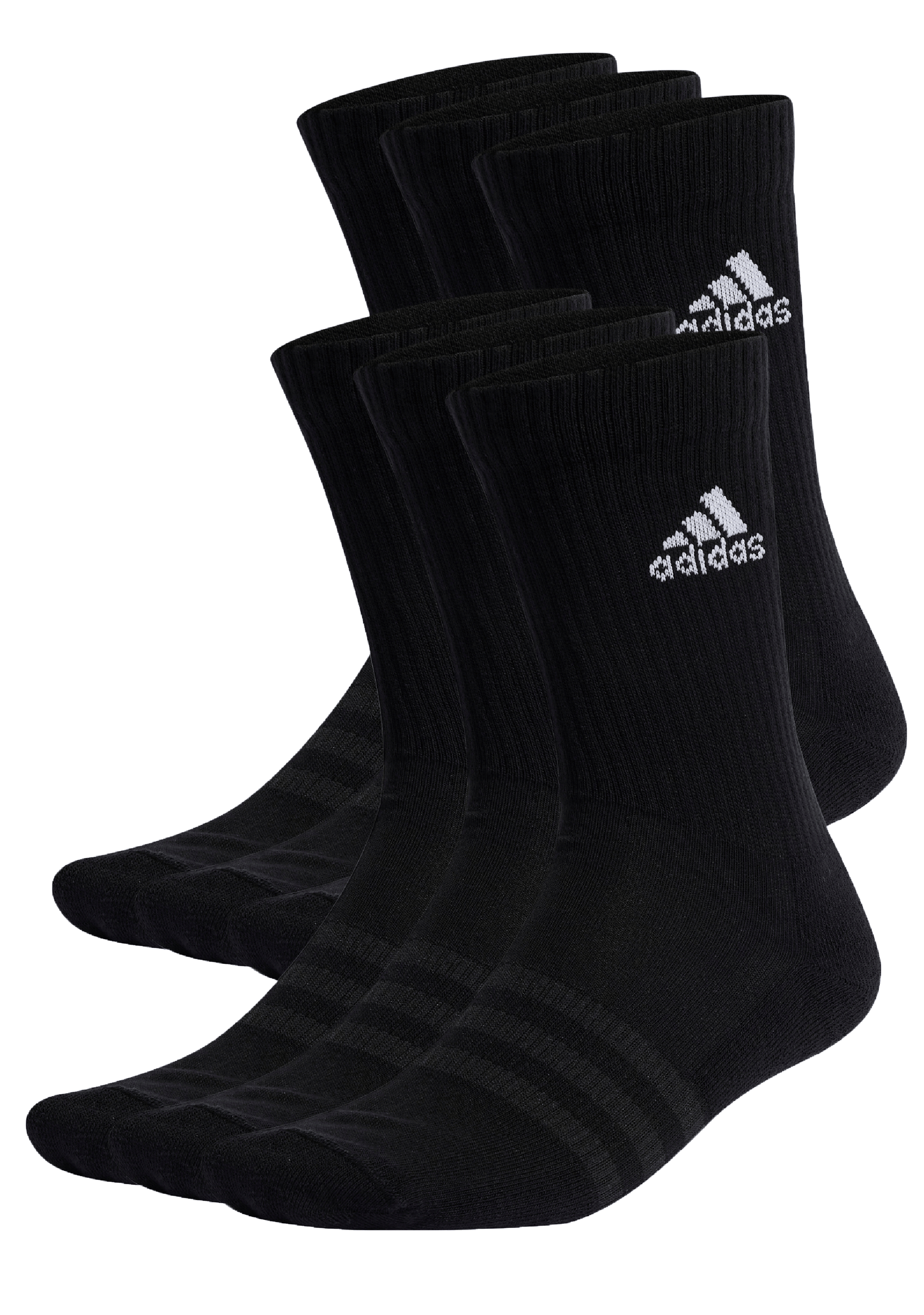 Adidas 6 Pack Cushioned Sportswear Crew Socks <BR> IC1316