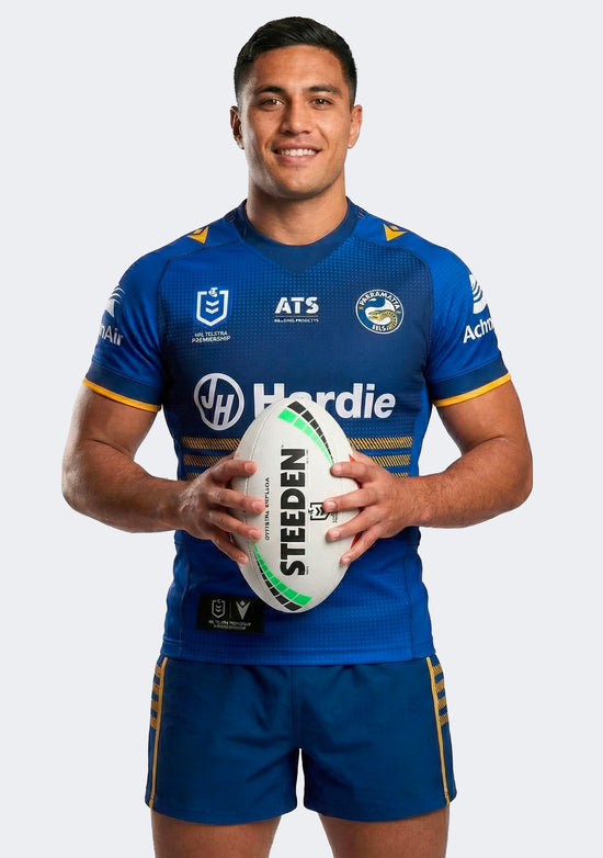 Macron Men's Parramatta Eels 2025 Replica Home Shirt