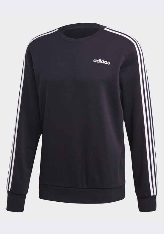 Adidas Men's Essentials 3 Stripes French Terry Crew