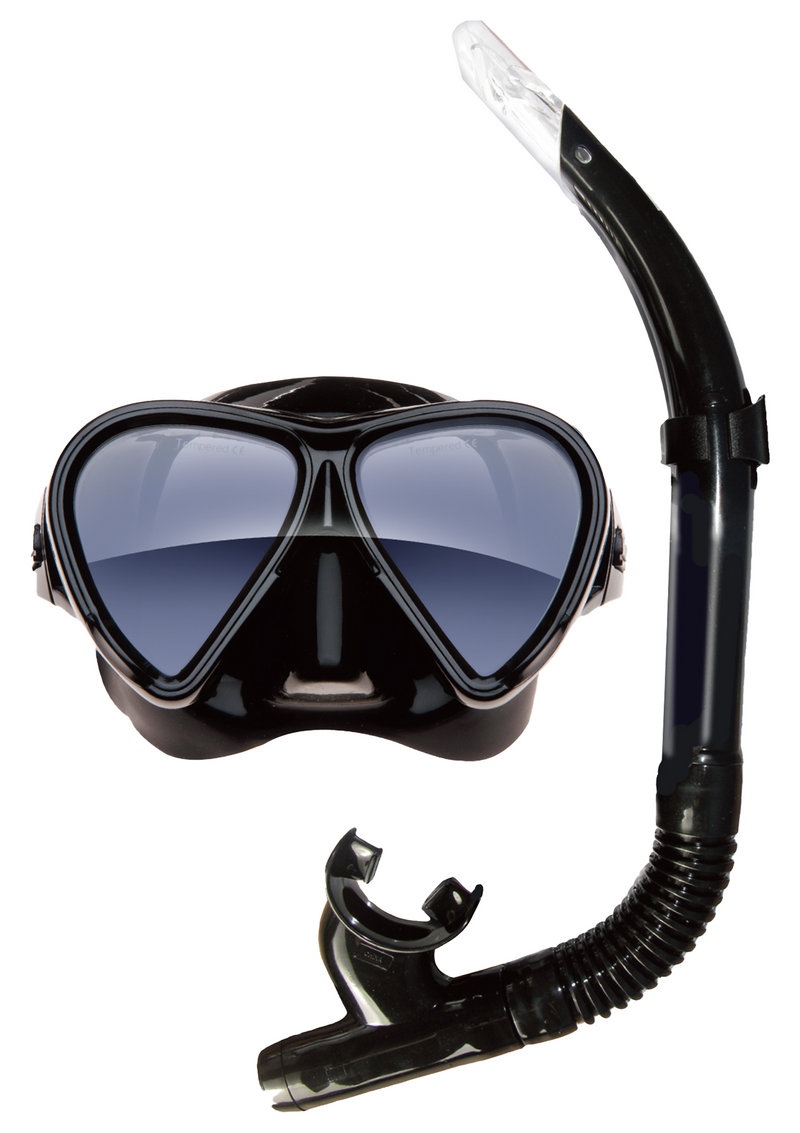 Mirage Adult Eclipse Silicone Mask and Snorkel Set <BR> SET-82