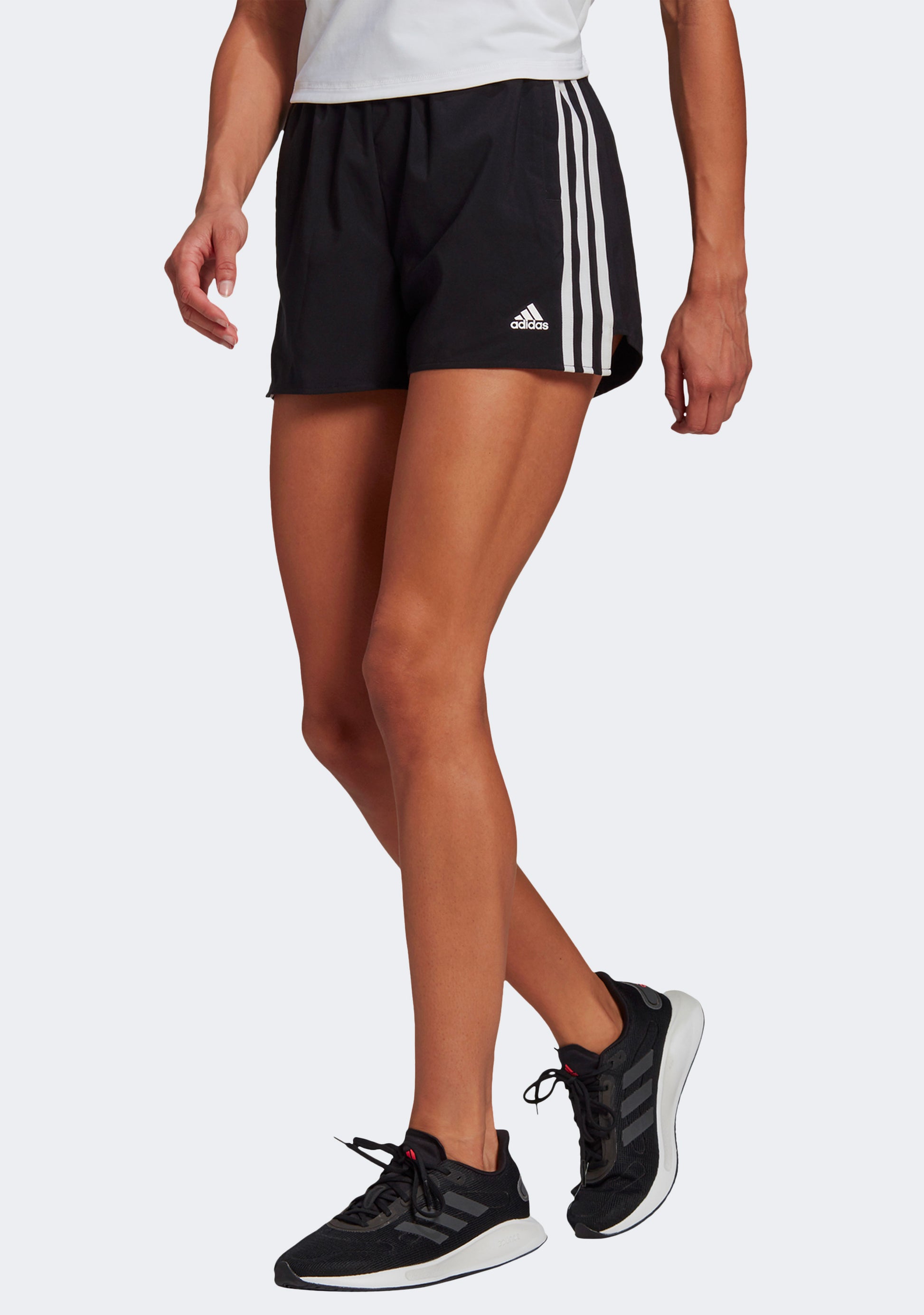 Adidas Women's Designed 2 Move Woven 3 Stripe Shorts
