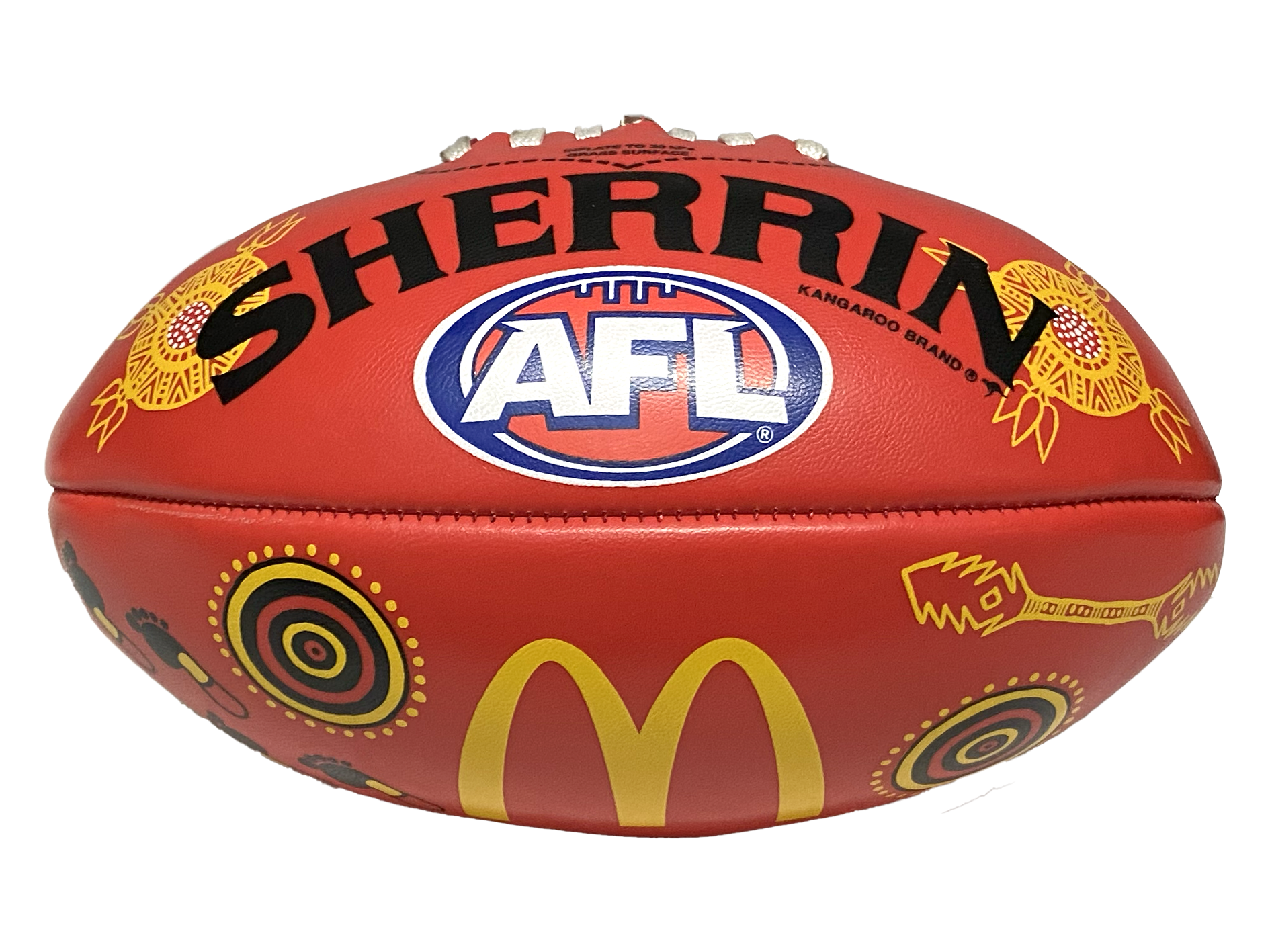 Sherrin Red Indigenous Ball 2022 <br> 4203/RED/IND/22