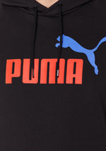 Puma Mens Essentials+ 2-Tone Big Logo Hoodie <BR> 586764 62