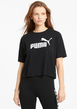 Puma Womens ESS Cropped Logo Tee <br> 586866 01