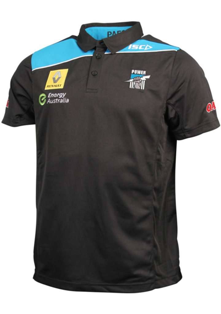 ISC Port Adelaide Power Mens Poly Polo