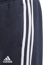 Adidas Boys 3 Stripe Fleece Pants Navy <br> GQ8898
