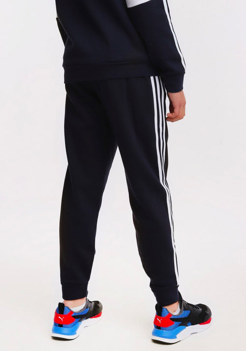 Adidas Boys 3 Stripe Fleece Pants Navy <br> GQ8898