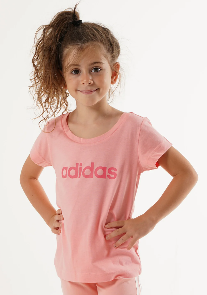 Adidas Junior Esssentials Linear Cotton Tee