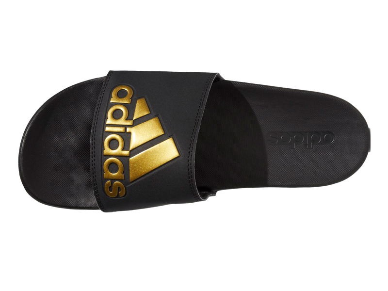 Adidas Mens Adilette Comfort Slide Black/Gold <br> EG1850