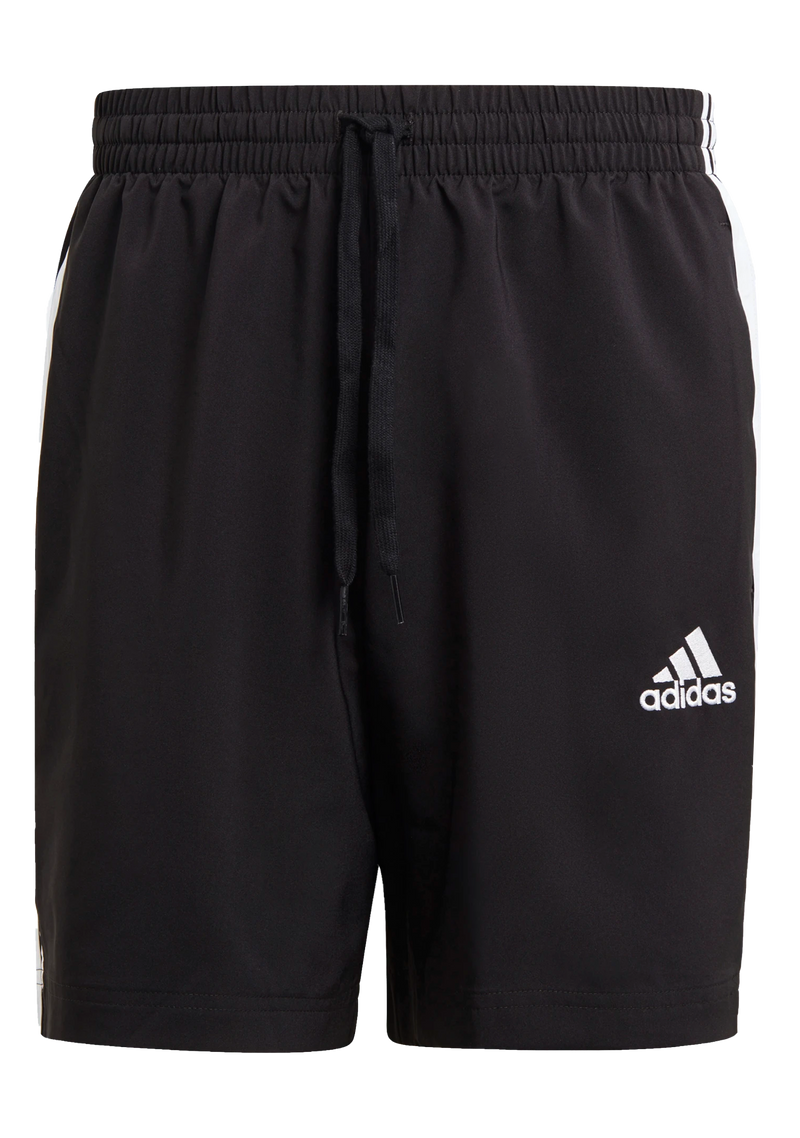 Adidas Mens Aeroready Essentials Chelsea 3 Stripe Shorts Black