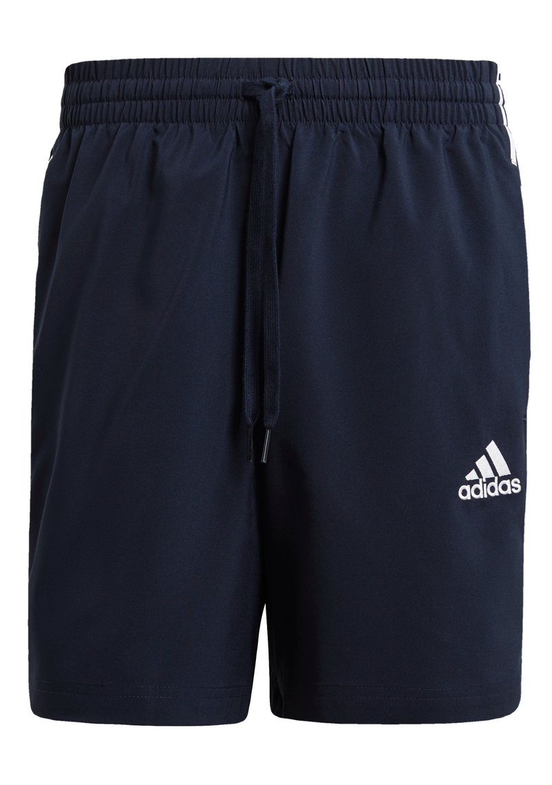 Adidas Mens Aeroready Essentials Chelsea 3-Stripe Shorts Navy <br> GL0023