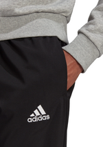 Adidas Mens Aeroready Essentials Stanford Tapered Cuff Embroidered Small Logo Pants Black <br> GK8893