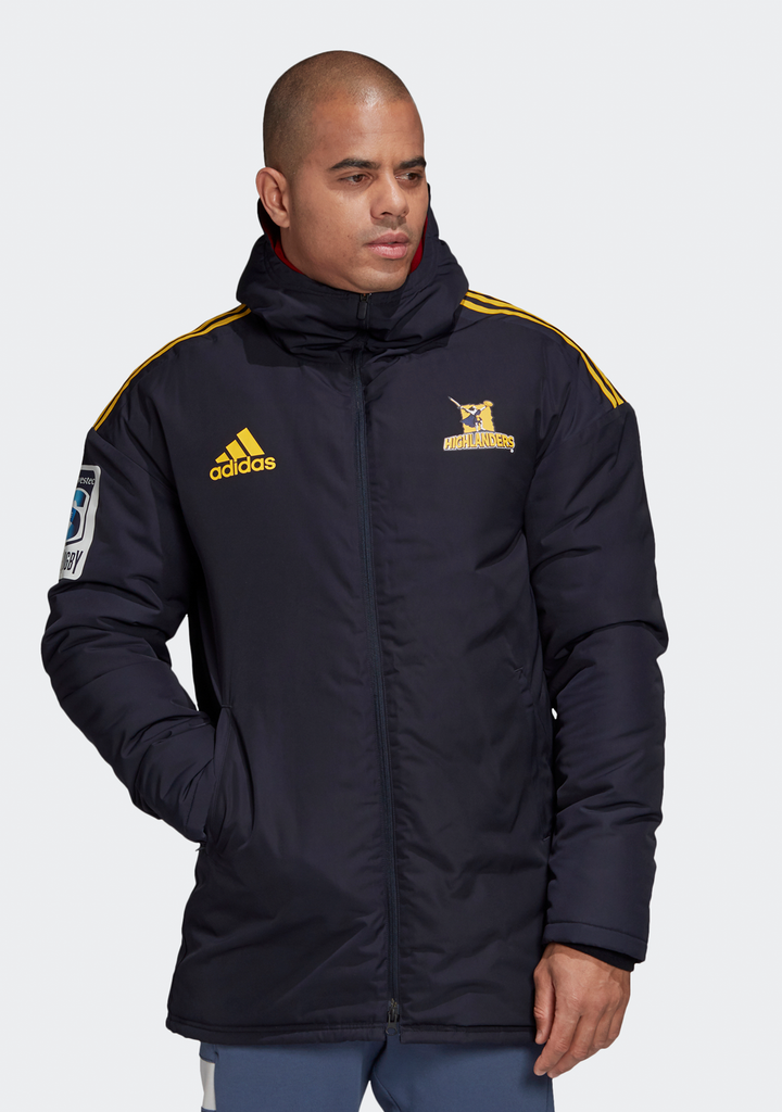 Adidas Mens Highlanders Stadium Parka Coaches Jacket
