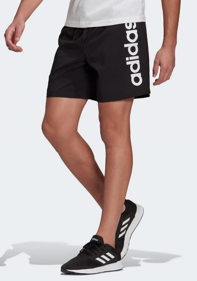 Adidas Mens Linear Logo Chelsea Short Black <BR> GK9607