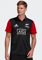 Adidas Mens Māori All Blacks Polo Shirt <BR> GH5020