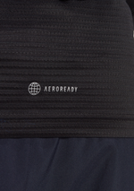 Adidas Mens Run Icon Full Reflective 3-Stripes Long Sleeve Tee <BR> HB7434