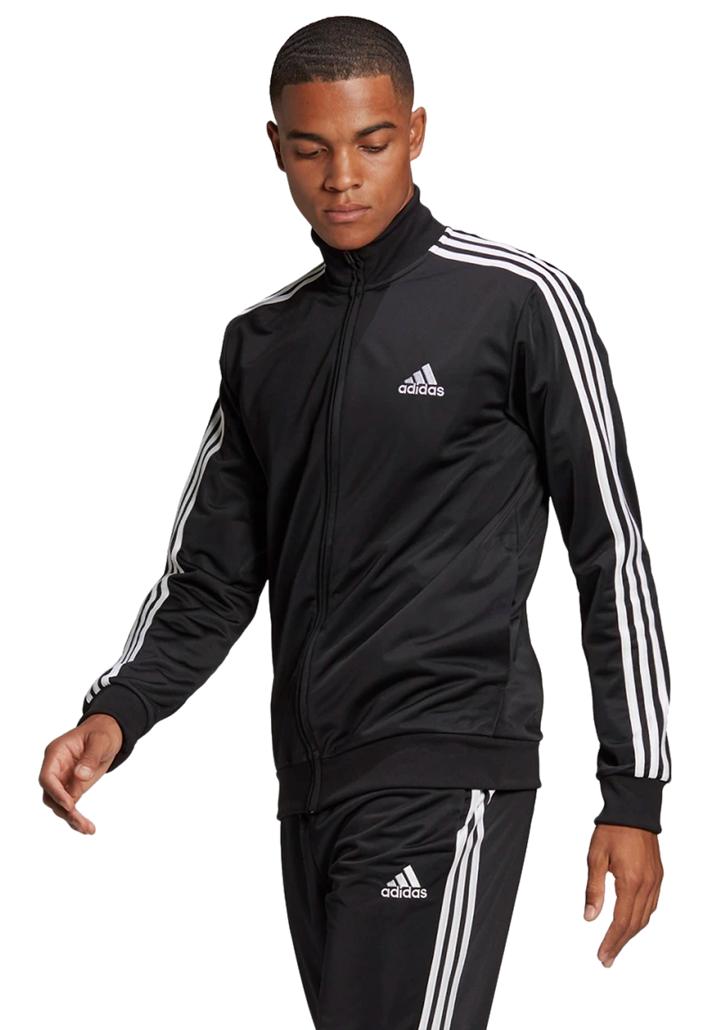 Adidas Mens Primegreen Essentials 3 Stripes Track Top GK9651 IC6747