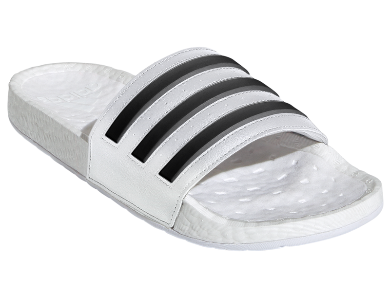 Adilette boost slides white best sale