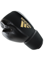 Adidas Unisex Washable Boxing Glove <BR> ADIHBWG01 BLACK/GOLD