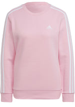 Adidas Womens 3 S Fleece Sweatshirt <BR> HM1932