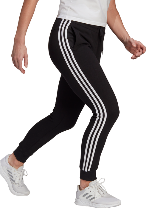 Adidas Womens Essential Fleece 3 Stripe Pants <br> GM5551
