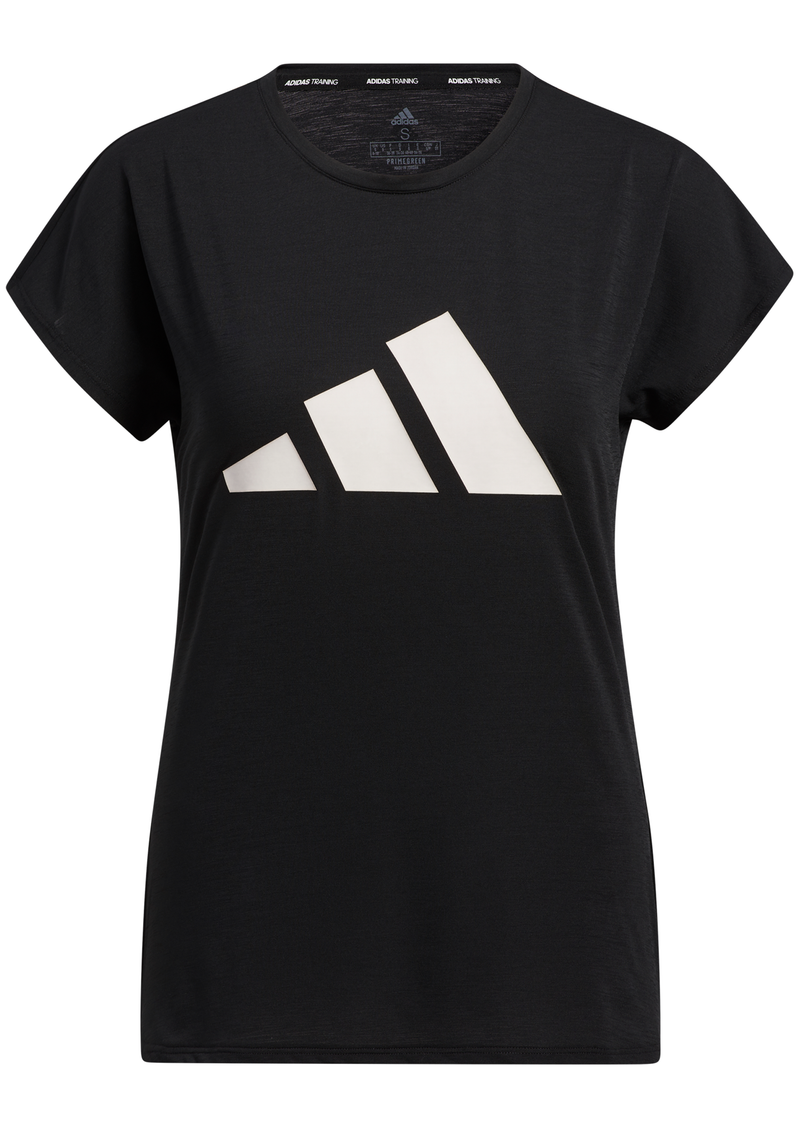 ADIDAS WOMENS 3 STRIPE TRAINING TEE <BR> GR8261