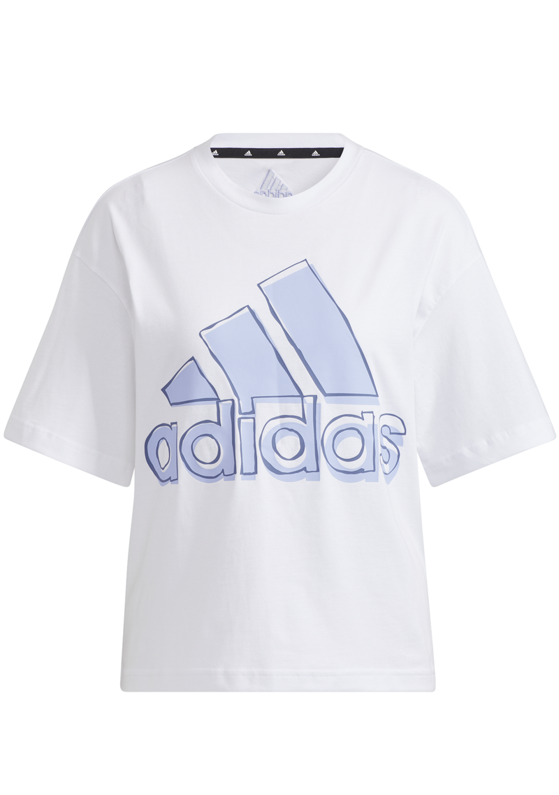 Adidas Womens Big Logo Tee <BR> HB5100