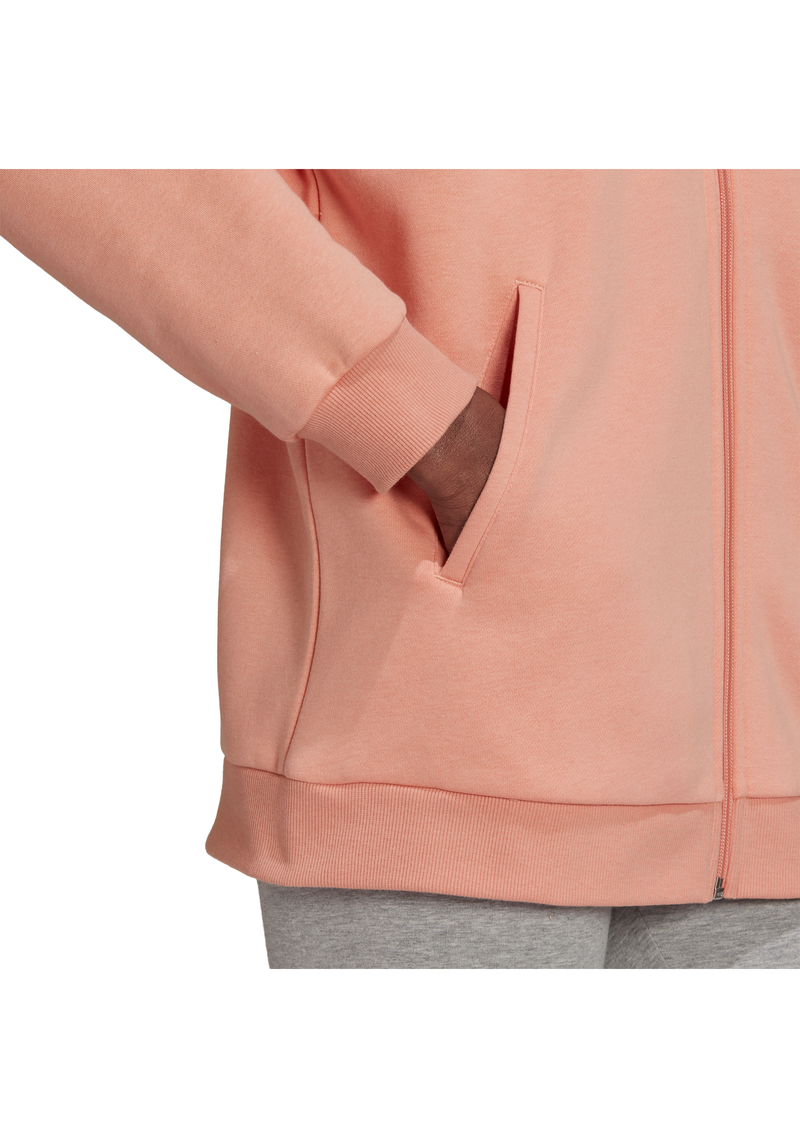 Adidas Womens Essentials Small Logo Full-Zip Hoodie <br> H10179