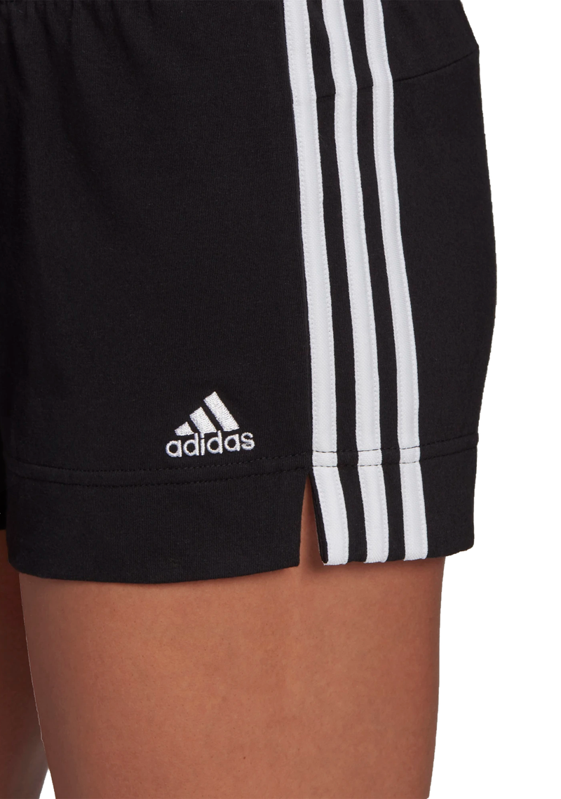 Adidas Womens Essentials Slim 3 Stripe Shorts <BR> GM5523