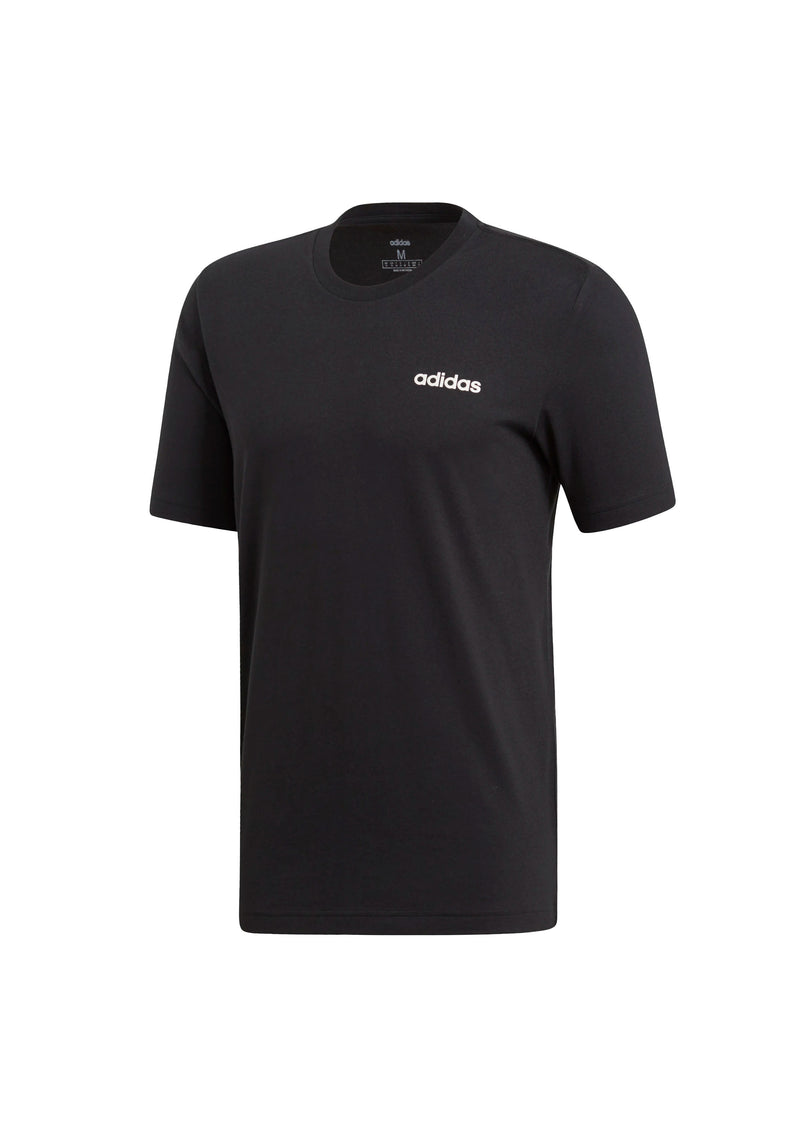 Plain black adidas shirt hot sale