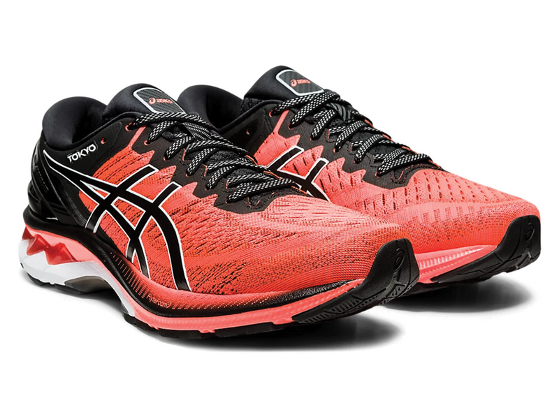 Asics Mens Gel Kayano 27 Tokyo Sunrise Red <br> 1011B077 600