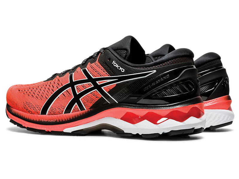 Asics Mens Gel Kayano 27 Tokyo Sunrise Red <br> 1011B077 600