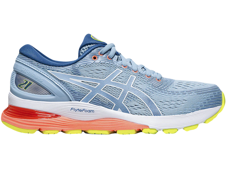 Asics Womens Gel Nimbus 21 D Wide 1012A155 402