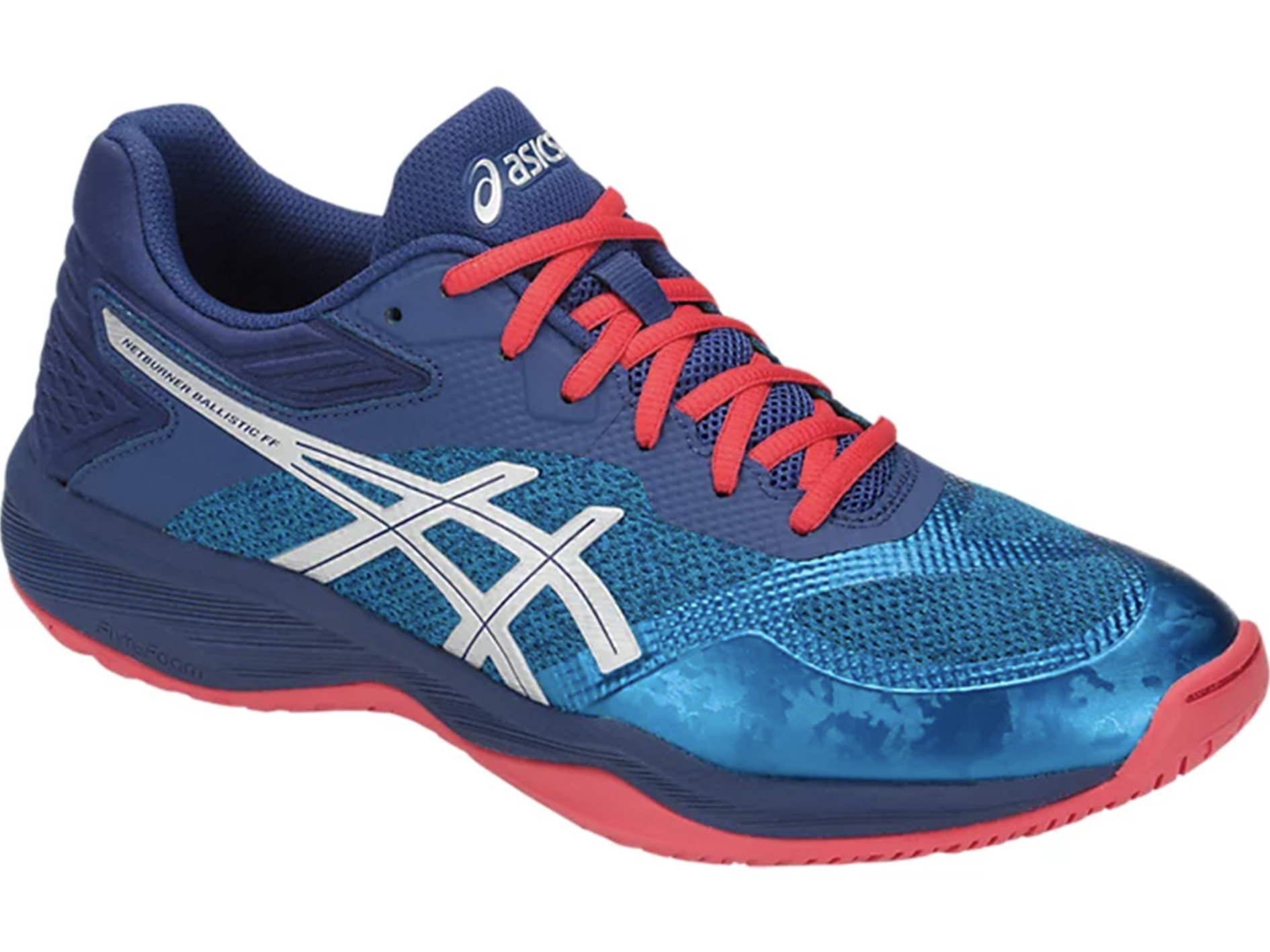 Asics gel netburner sales ballistic blue netball trainers