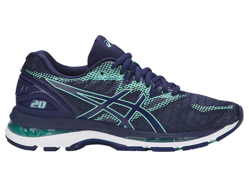 Asics Womens Gel Nimbus 20 (D Width) <BR> T851N 4949