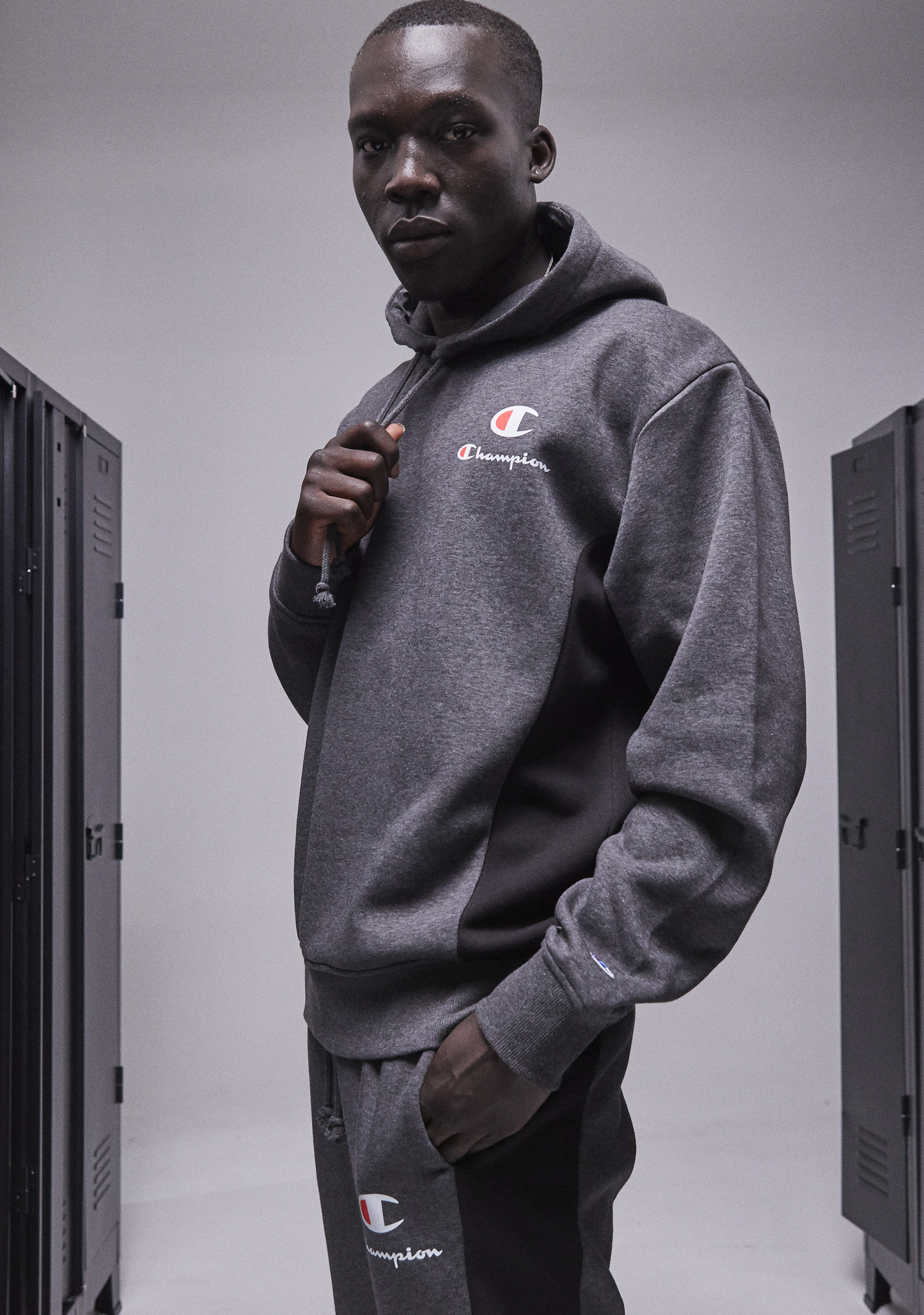 Champion Men’s Sporty Panel Hoodie