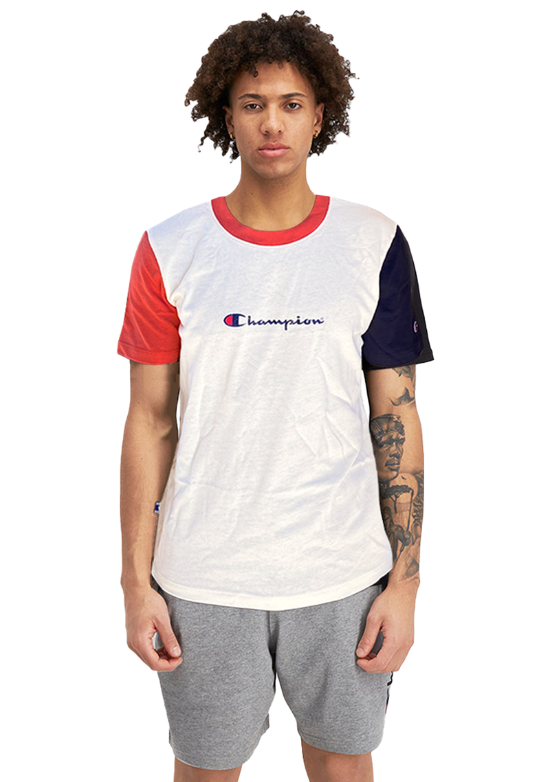 Champion Mens French Terry Script Tee <BR> AWHXN JLW