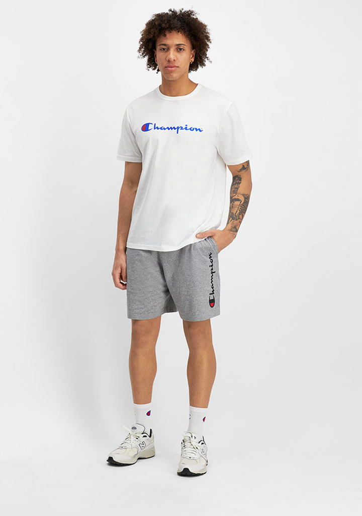 Champion Men’s Script Jersey Short Grey