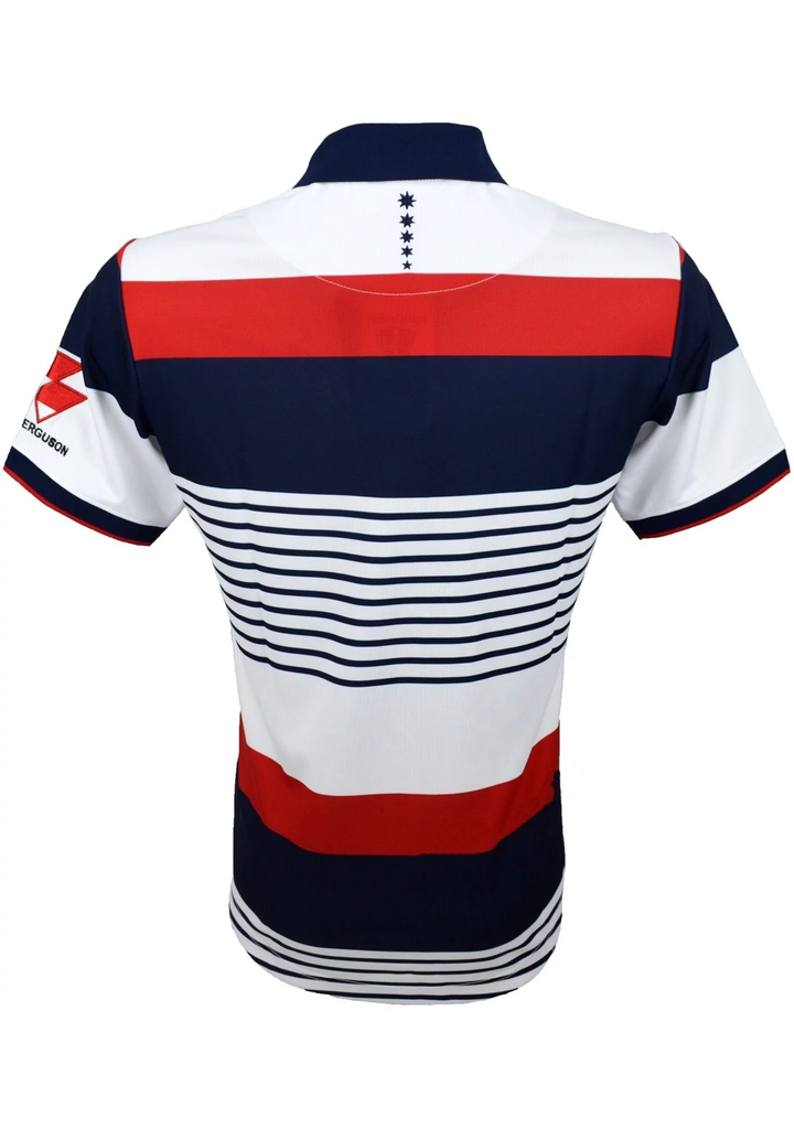 BLK Mens Melbourne Rebels Media Polo 2015 <br> MRPO311WHT92