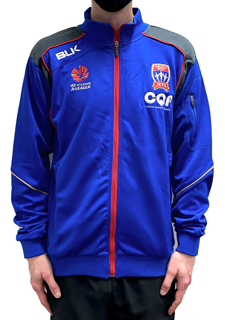 BLK Newcastle Jets Travel Jacket Mens <br> NJJK103
