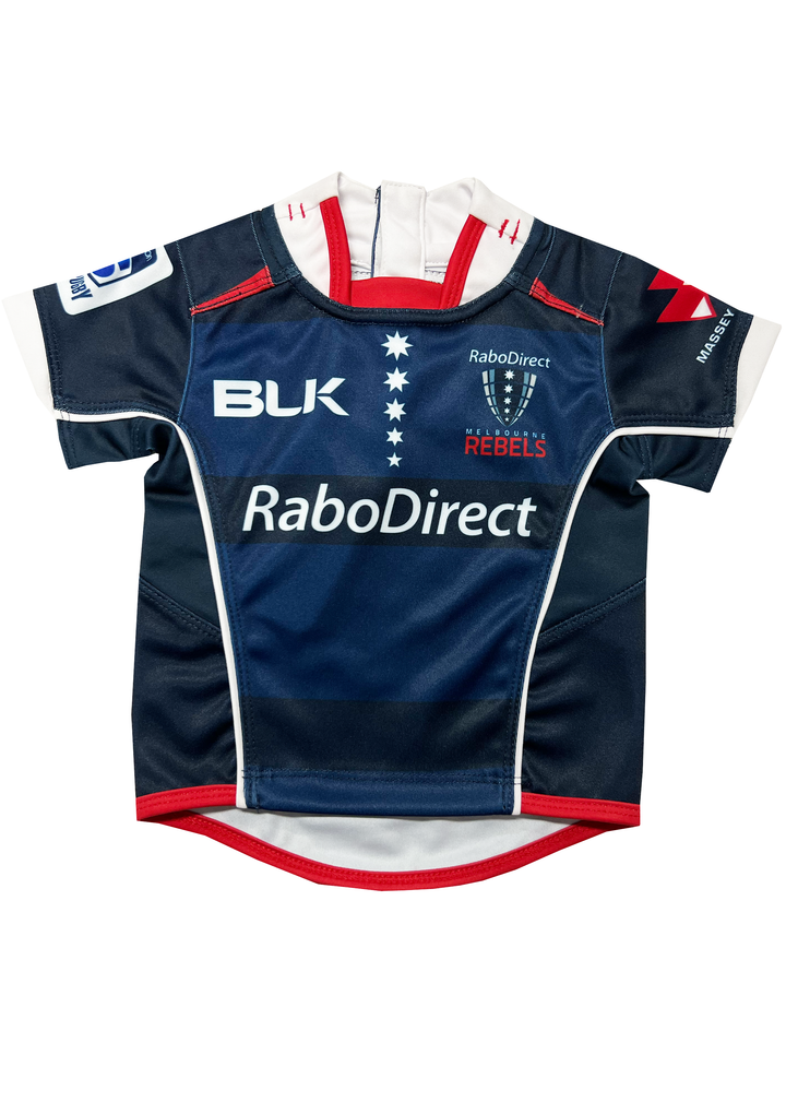 BLK Toddlers Melbourne Rebels Replica Jersey Away 2015 <br> MRJR325NVY