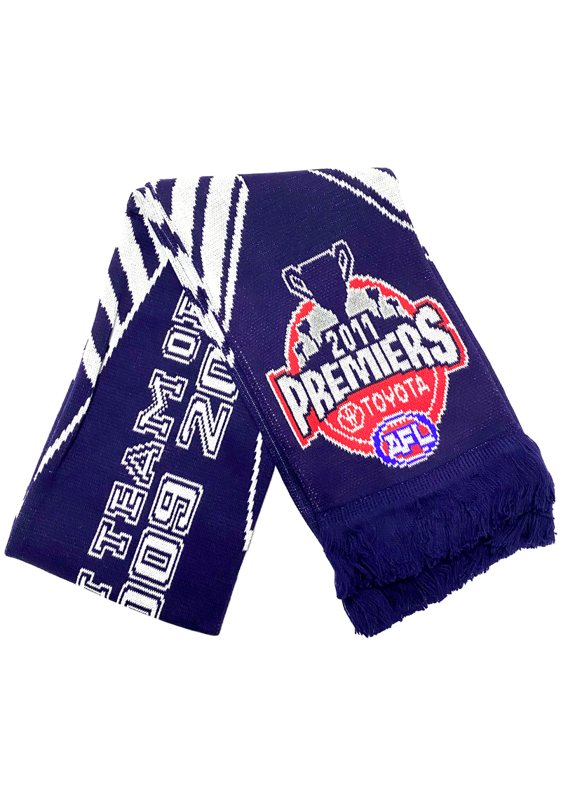 Burley Sekem Geelong Cats Jacquard Supporter Scarf <br> SCGE4