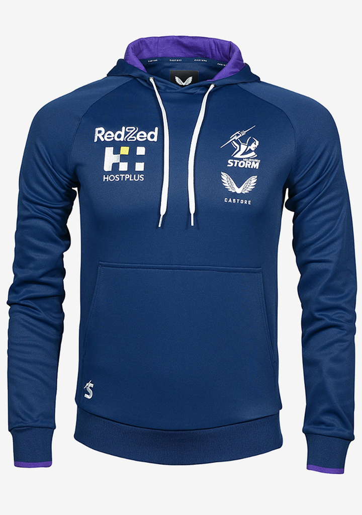 Castore Junior Melbourne Storm Training Hoodie <br> JCMSTRHDK-NAVY