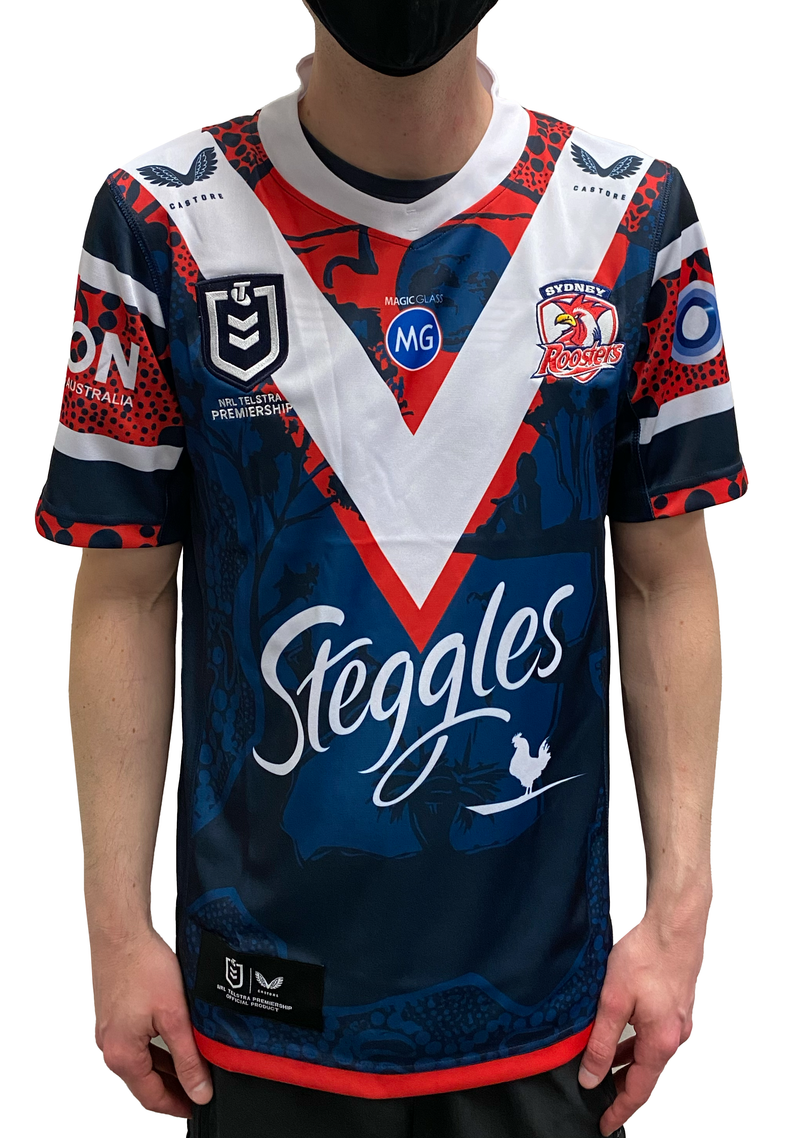 Castore Mens Sydney Roosters Indigenous Replica Jersey <br> TM0252