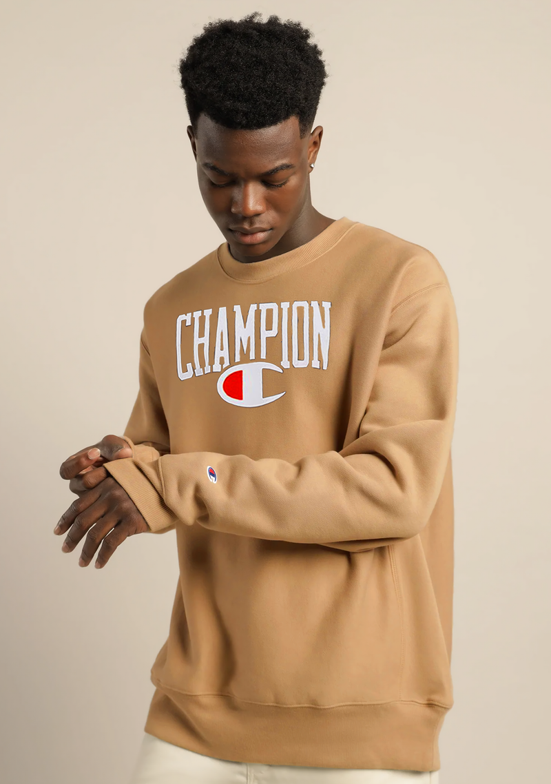 Champion crew neck sweatshirt mens hot sale