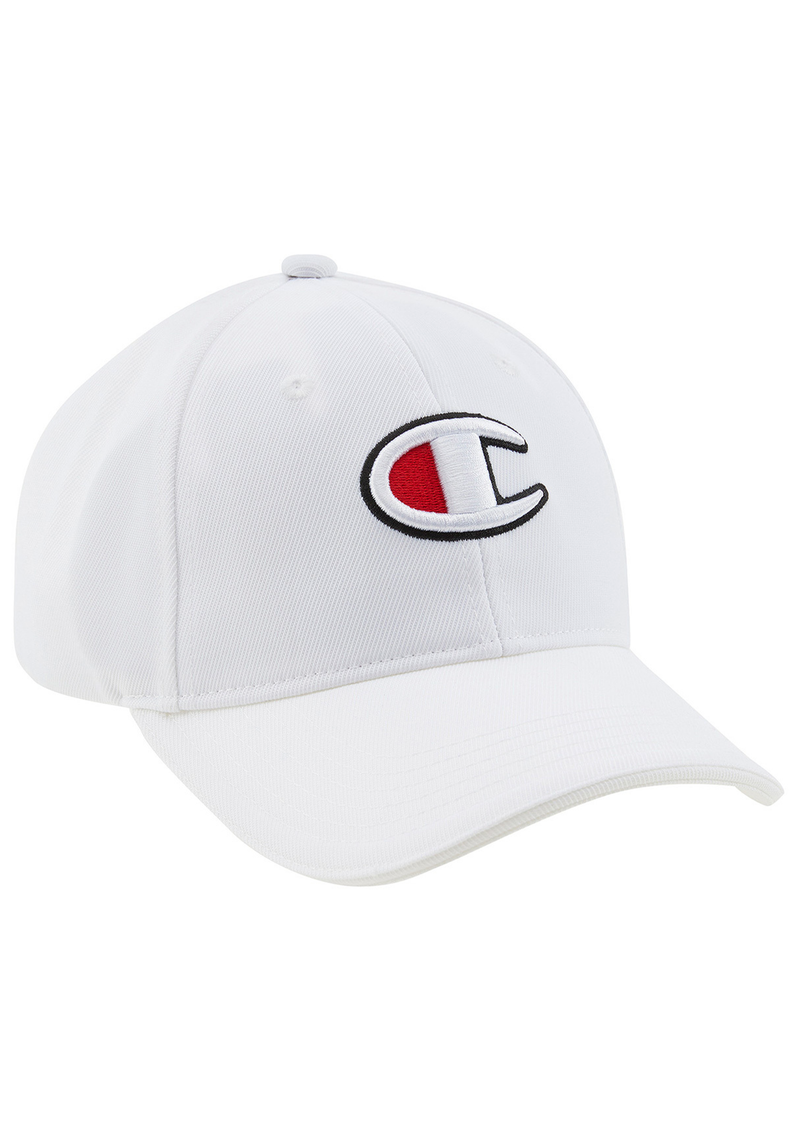 Champion Act Logo Cap White <br> ZYRTN WIT